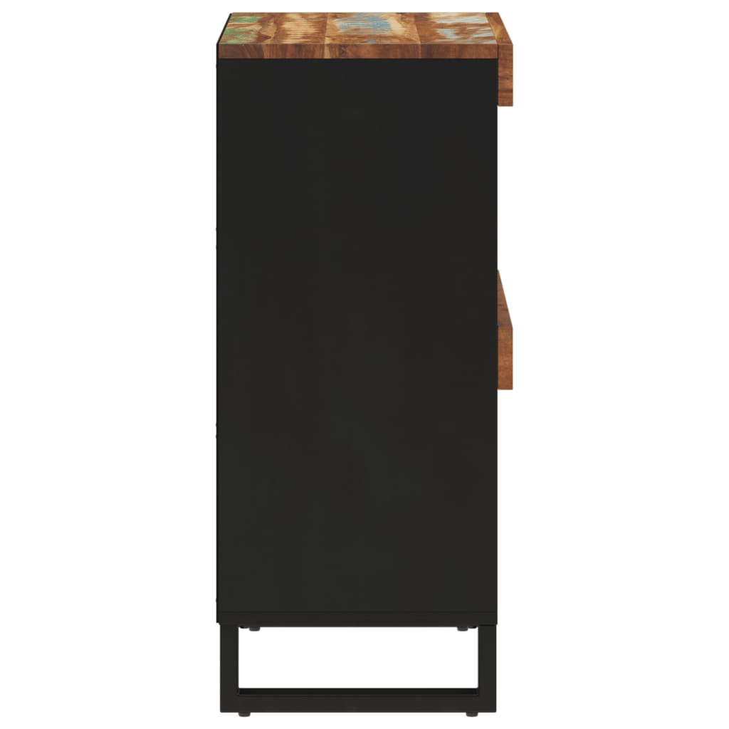 Armario Auxiliar Madera Maciza Reciclada 60x33x75 Cm_2