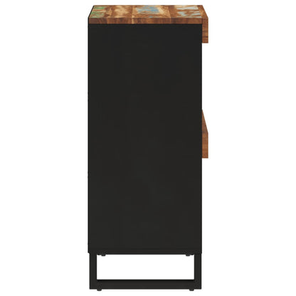Armario Auxiliar Madera Maciza Reciclada 60x33x75 Cm_2
