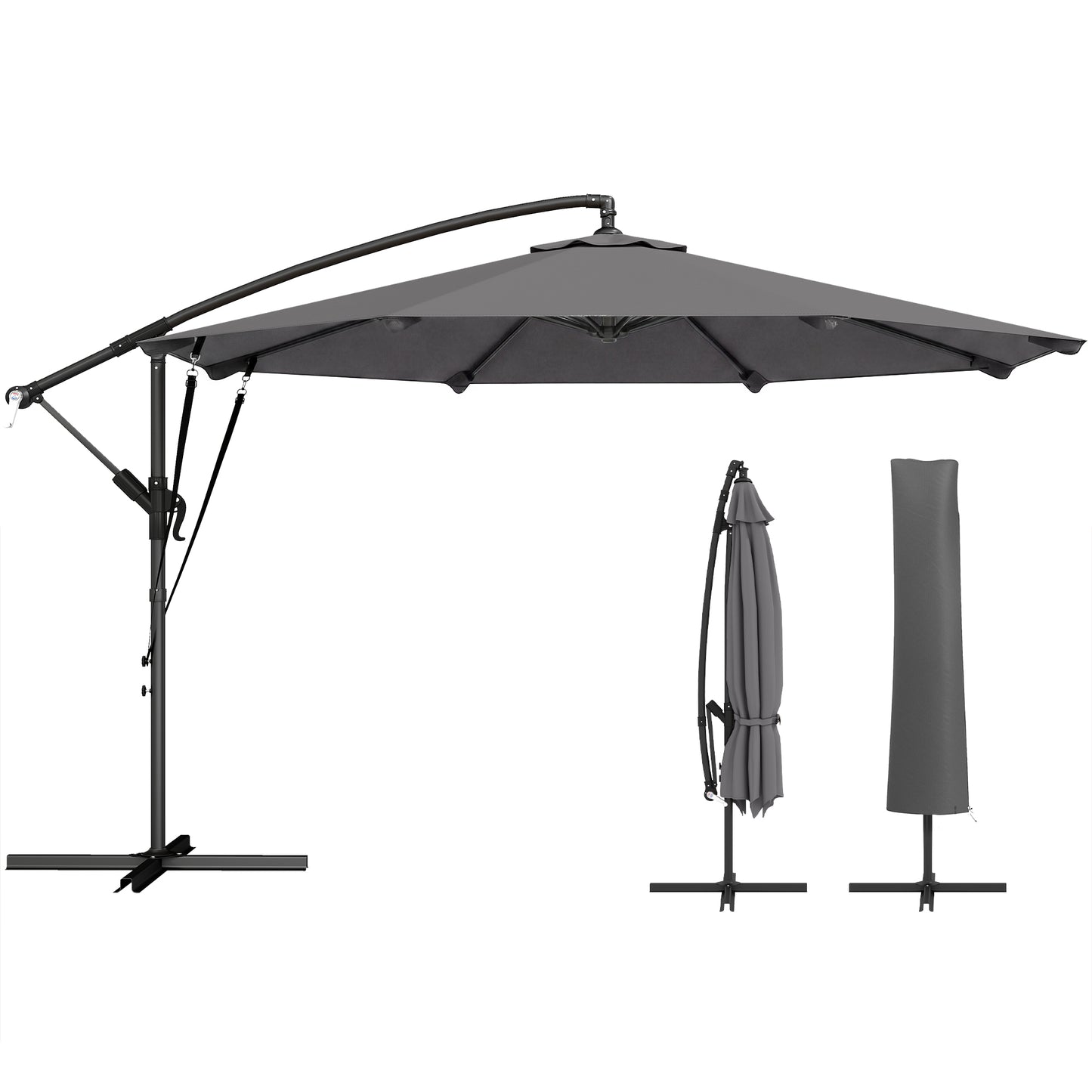 Outsunny Parasol Excéntrico_0