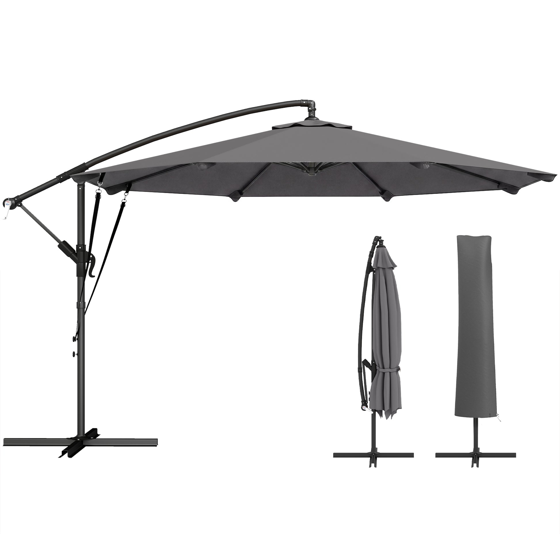 Outsunny Parasol Excéntrico_0