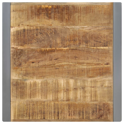 Mesa De Comedor Madera Maciza De Mango Rugosa 70x70x75 Cm_2