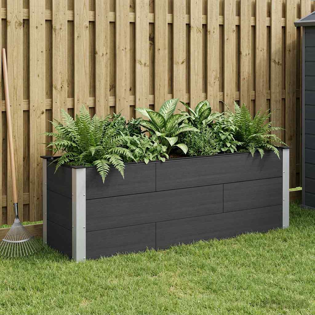 Arriate Elevado Negro 150 X 50 X 54 Cm_1