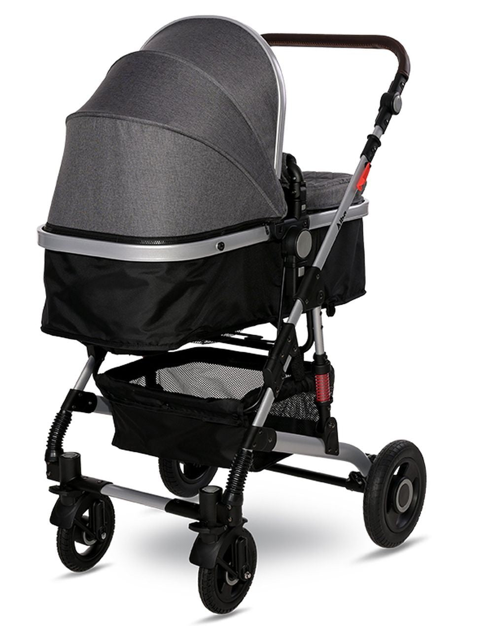 Carrito De Bebé Dúo Convertible Alba Premium Steel Grey_2