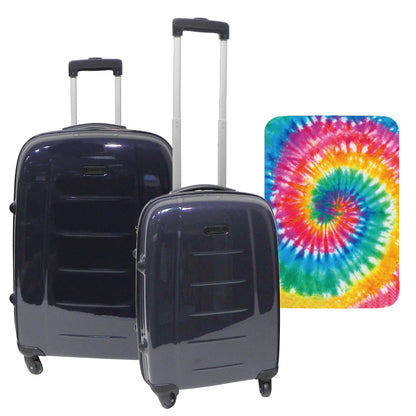 Set De 2 Maletas Trolleys Con Funda Protectora'fluor'_0