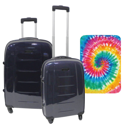 Set De 2 Maletas Trolleys Con Funda Protectora'fluor'_0
