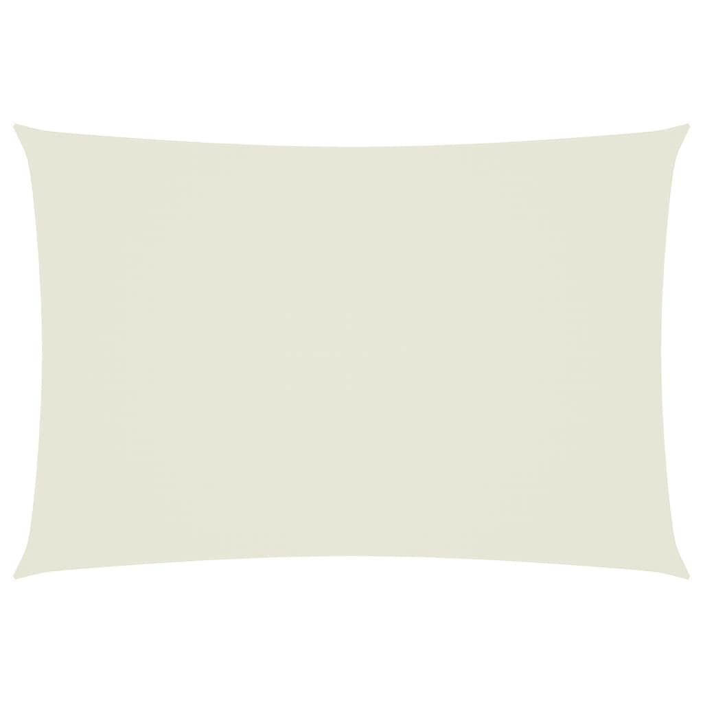 Vidaxl Toldo De Vela Rectangular Tela Oxford Color Crema 2,5x4,5 M_0