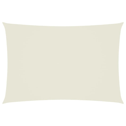 Vidaxl Toldo De Vela Rectangular Tela Oxford Color Crema 2,5x4,5 M_0
