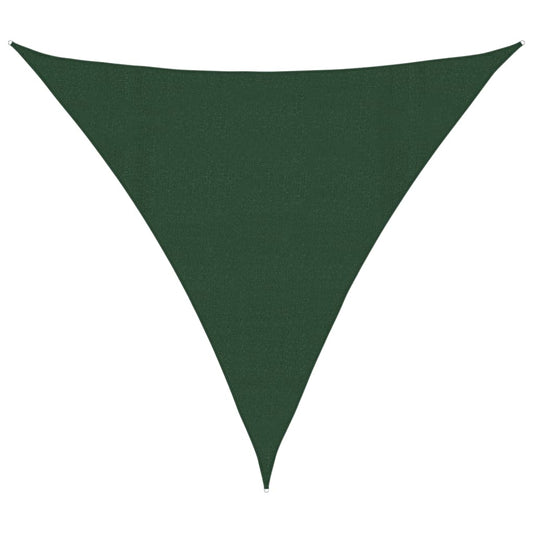 Vidaxl Toldo De Vela Verde Oscuro Hdpe 160 G/m² 4,5x4,5x4,5 M_0