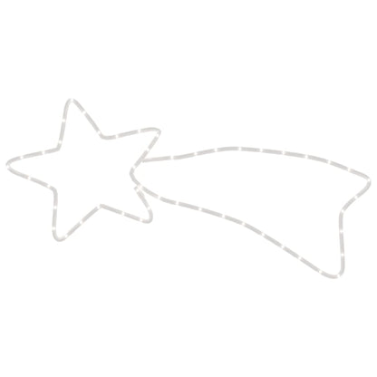 Vidaxl Figura De Estrella De Navidad Con 48 Led Blanco Cálido 65x28 Cm_4