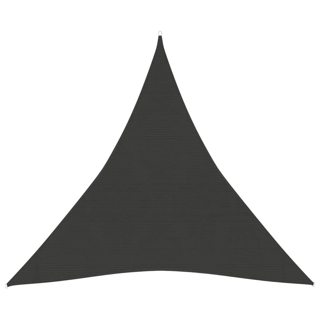 Vidaxl Toldo De Vela Hdpe Gris Antracita 160 G/m² 3x3x3 M_0