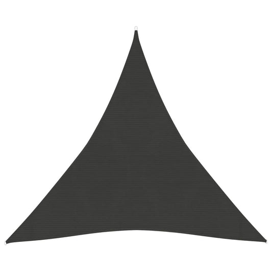 Vidaxl Toldo De Vela Hdpe Gris Antracita 160 G/m² 3x3x3 M_0