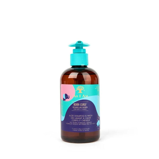 Shampoo Aloe Shampoo & Wash Born Curly As I Am 240ml_0