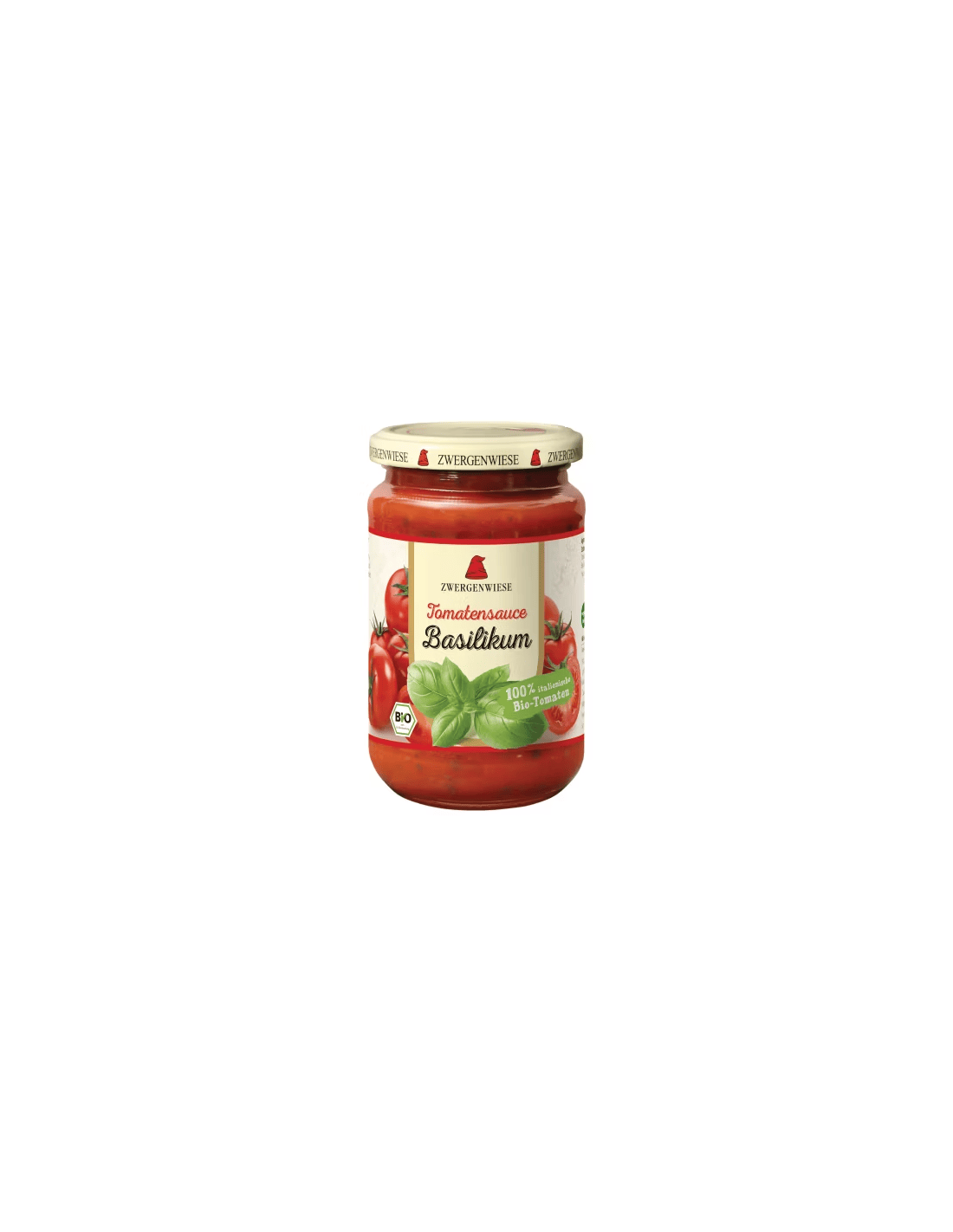 Salsa De Tomate Y Albahaca Bio - Zwergenwiese_0