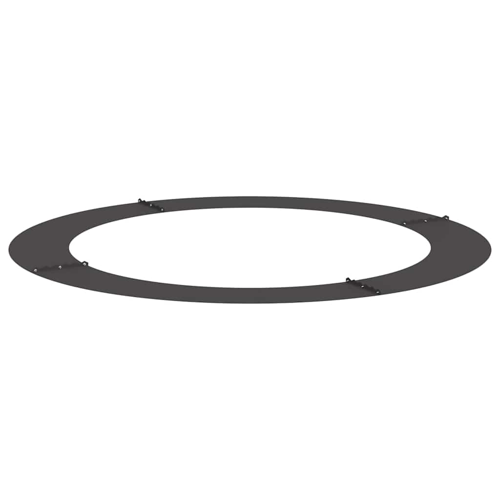 Adecuado Para Anillos De Árbol Plano 5 Uds. Negro Ø90/120 Cm_3