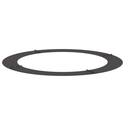Adecuado Para Anillos De Árbol Plano 5 Uds. Negro Ø90/120 Cm_3
