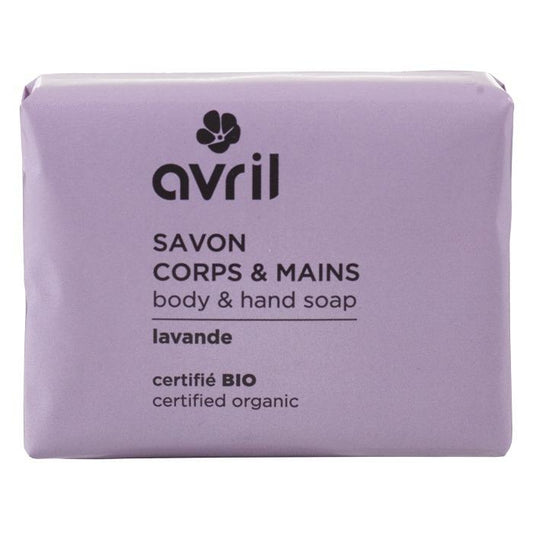 Jabón de lavanda para cuerpo y manos Avril 100g