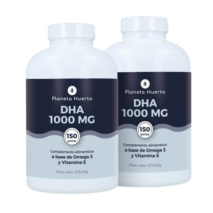 Pack 2x DHA 1000 mg Planeta Huerto 150 perlas