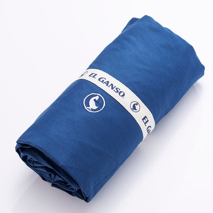 Sábana Bajera 90x200cm Azul Marino 100% Algodón 180tc. Estilo Y Suavidad Única.