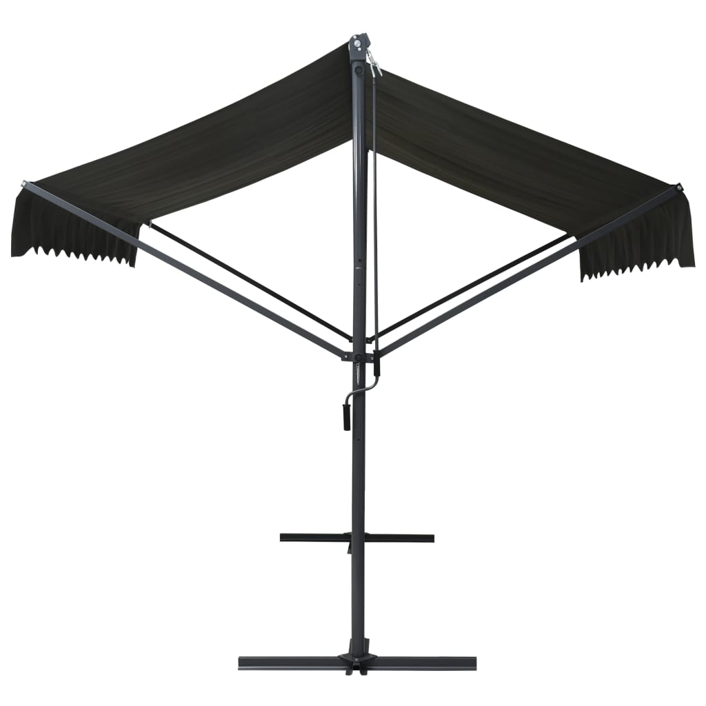 Toldo De Pie Independiente Gris Antracita 300x300 Cm_2