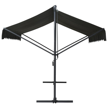 Toldo De Pie Independiente Gris Antracita 300x300 Cm_2