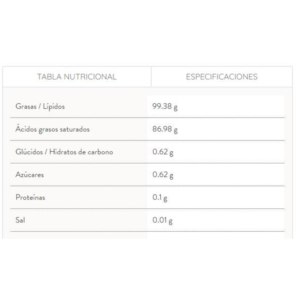 Aceite De Coco Virgen Extra Prensado En Frío Bio 1 L_2