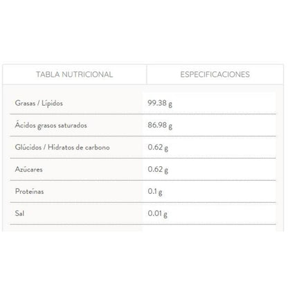 Aceite De Coco Virgen Extra Prensado En Frío Bio 1 L_2