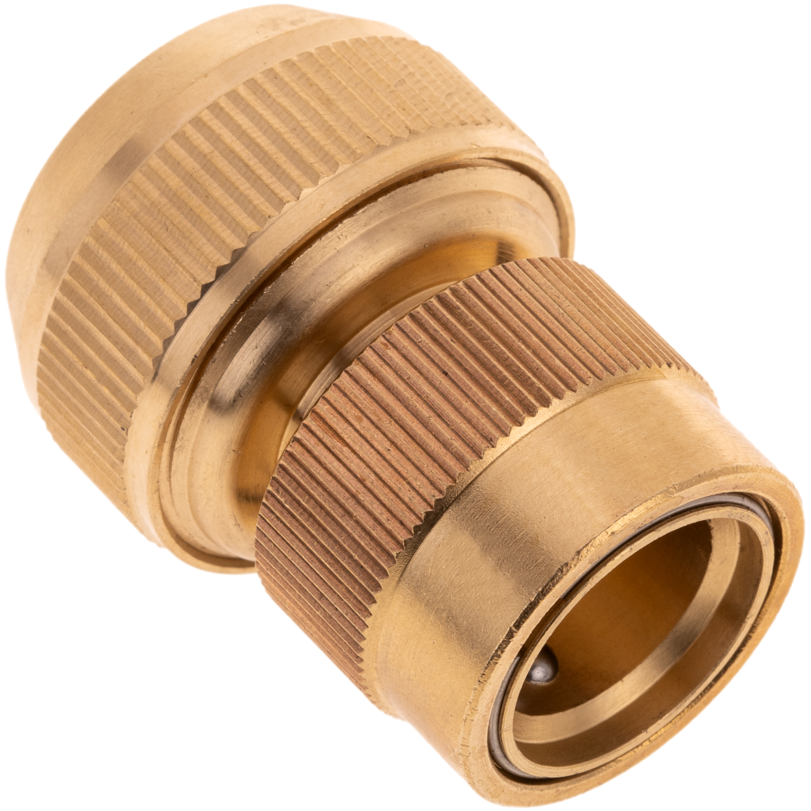 Enlace Rápido Doble De 19 Mm De Latón Zincado Para Instalación De Programador De Riego_1