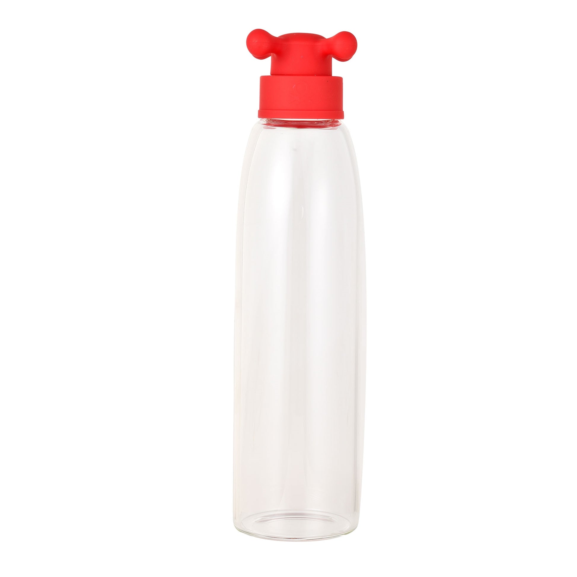 Botella De Agua 500ml Borosilicato Tapa Rojo De Grifo Colección Rainbow_0