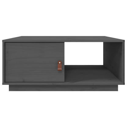Mesa De Centro De Madera Maciza De Pino Gris 80x50x35,5 Cm_4