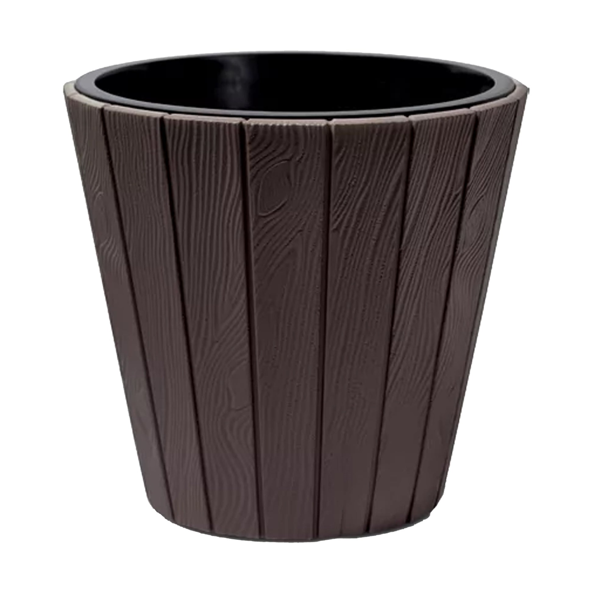 Maceta Woode 12l., Dimensiones (mm) 299x299x281, Color Marrón_0