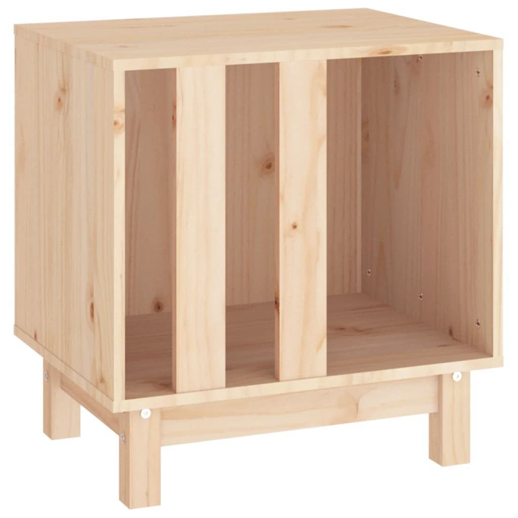 Vidaxl Caseta Para Perros Madera Maciza De Pino 50x40x52 Cm_0