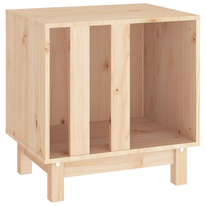 Vidaxl Caseta Para Perros Madera Maciza De Pino 50x40x52 Cm_0