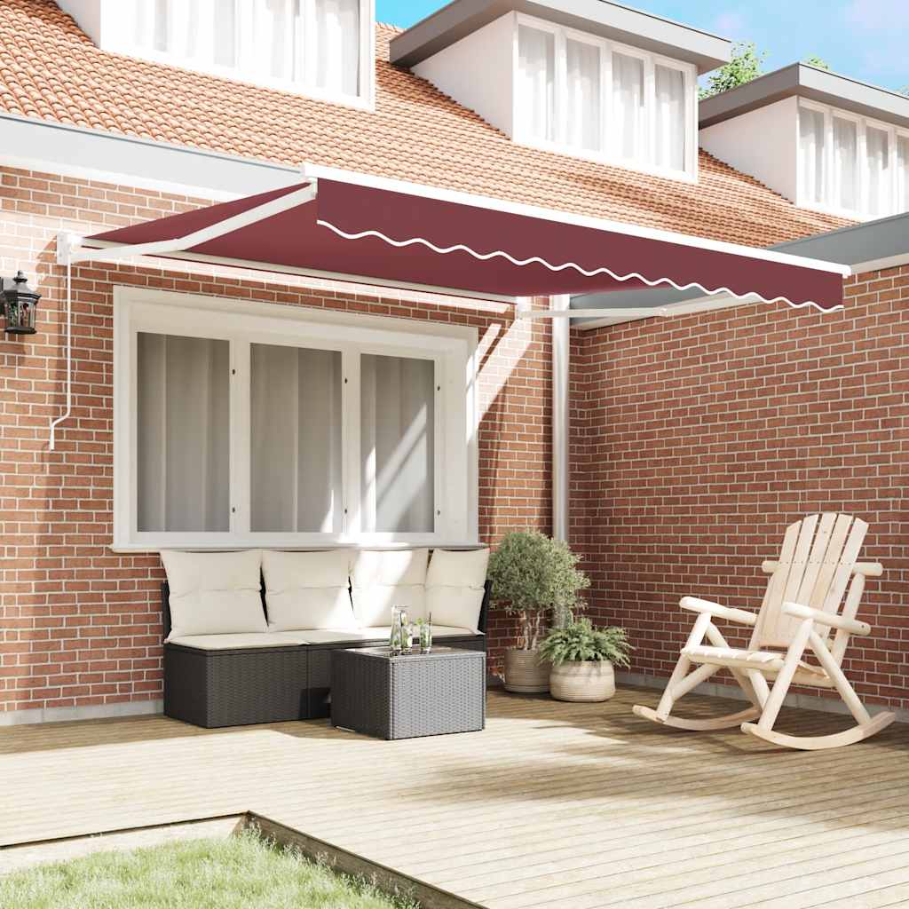 Toldo Retráctil Manual Burdeos 300x250 Cm_2