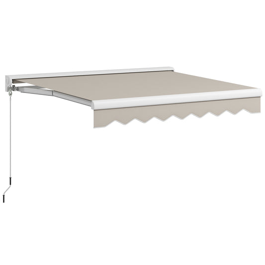 Outsunny Toldo Retráctil Eléctrico O Manual 250x200 Cm Con Mando A Distancia_0