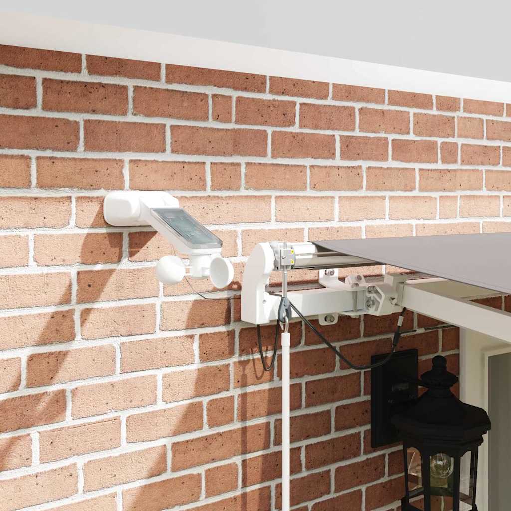 Toldo Retráctil Gris Claro 500 X 300 Cm Poliéster_3