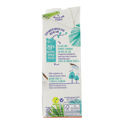 Bebida de Coco Sin azúcar Alpro 1 Litro