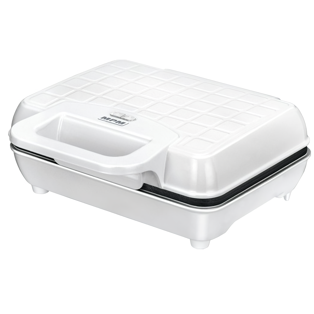 Gofrera Eléctrica, 2 Gofres Belgas Gruesos, Antiadherente, Temperatura Automática, Carcasa Tacto Frío Mpm Mpm-mgo-25 Blanco_1