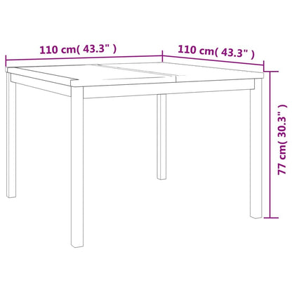 Vidaxl Juego De Comedor Para Jardín 5 Piezas Madera Maciza De Teca_2