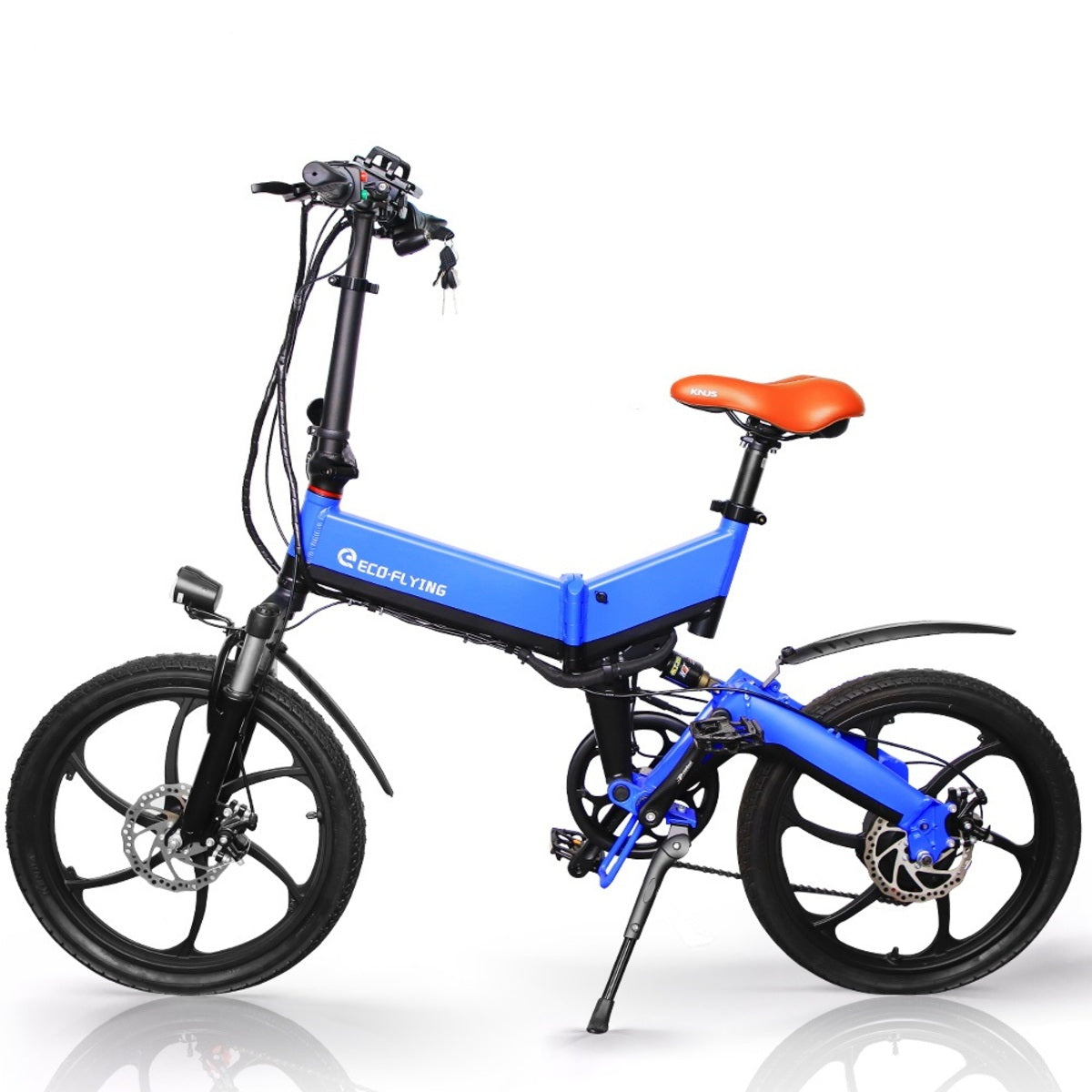 Bicicleta Eléctrica Hi-flying F501 250w-36v-10ah (360wh) - Rueda 20 Color Azul_0