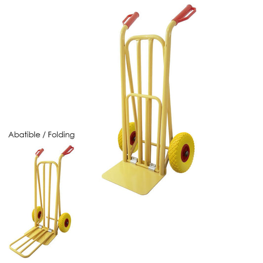 Carretilla Almacen Pala Abatible Ruedas Macizas_0