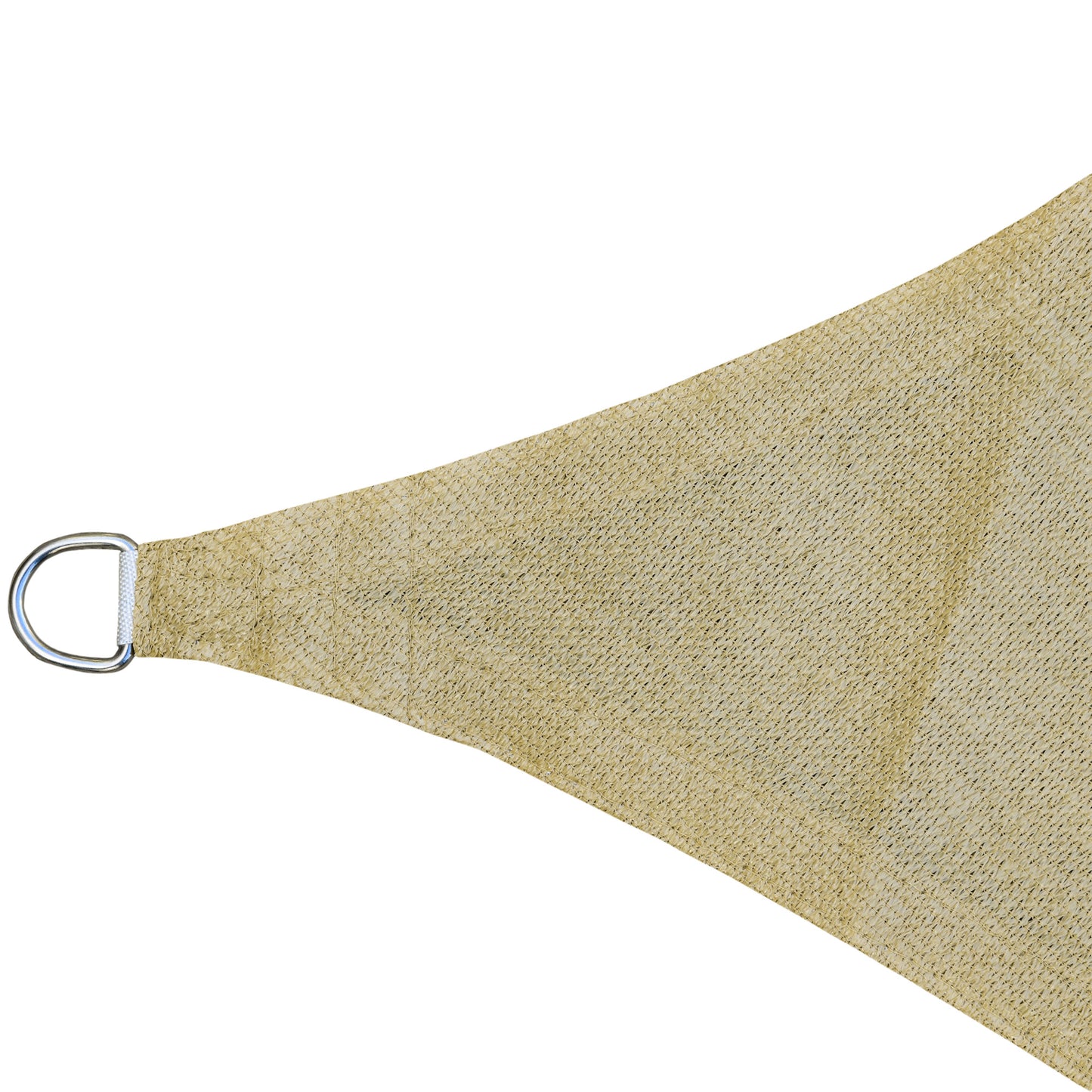 Outsunny Toldo De Vela Sombrilla Parasol Rectángulo Tejido De Poliester 185 G/m²_3