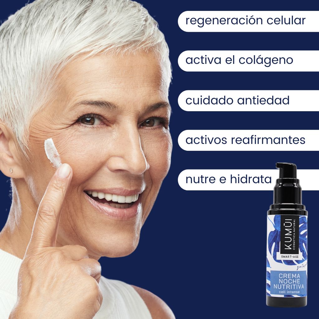 Crema Noche Nutritiva Antiedad Cell Intense Para Regeneración Nocturna KUMUI 30ml_1