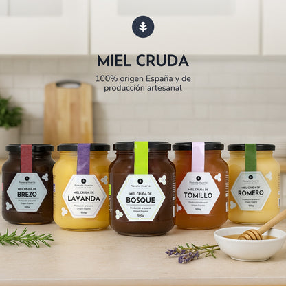 Miel Cruda de Mil Flores Planeta Huerto 500 gr