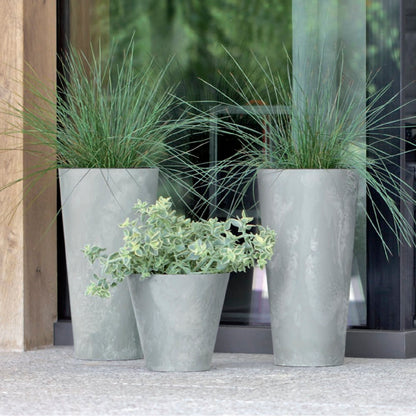 Maceta Cube Slim Beton Effect 12l., Con Depósito, Dimensiones (mm) 276x276x349, Color Hormigón_4