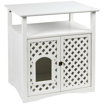 Kerbl Mueble Arenero Para Gatos Helena 64x46x65 Cm Blanco 82662_0