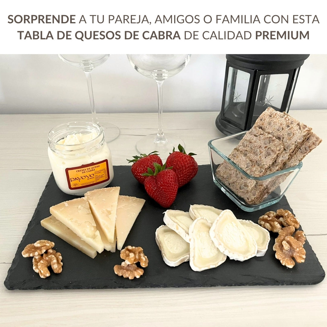Cesta Queso Gourmet Regalo De Queso Payoyo | Queso Semicurado, Queso Crema De Cabra Y Rulo De Queso De Cabra_3