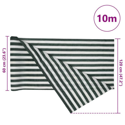Vidaxl Red De Privacidad Hdpe Verde Y Blanco 1,2x10 M 75 G/m²_2