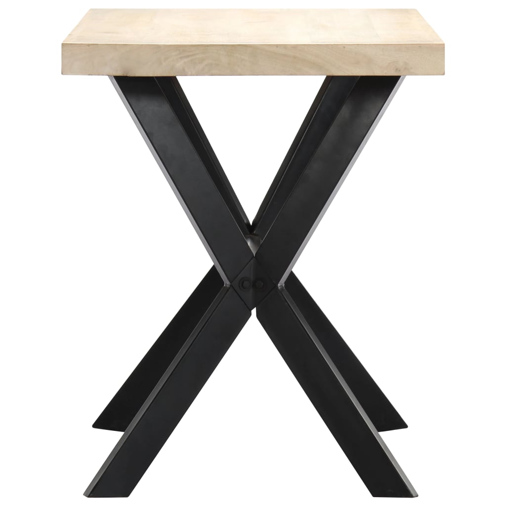 Mesa De Comedor De Madera Maciza De Mango 120x60x75 Cm_1