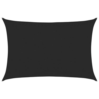 Vidaxl Toldo De Vela Negro Hdpe 160 G/m² 3,5x5 M_0