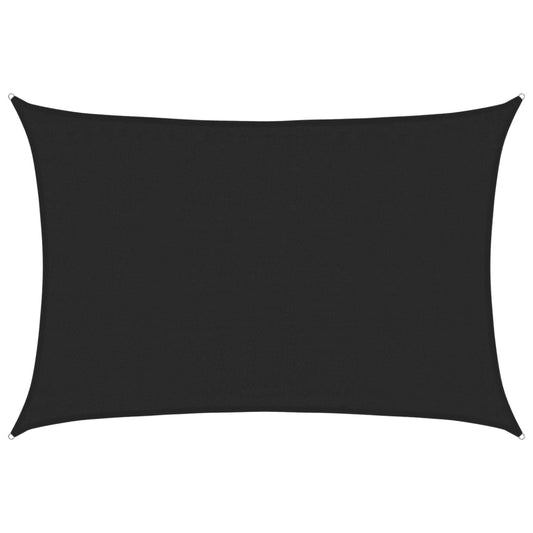 Vidaxl Toldo De Vela Negro Hdpe 160 G/m² 3,5x5 M_0